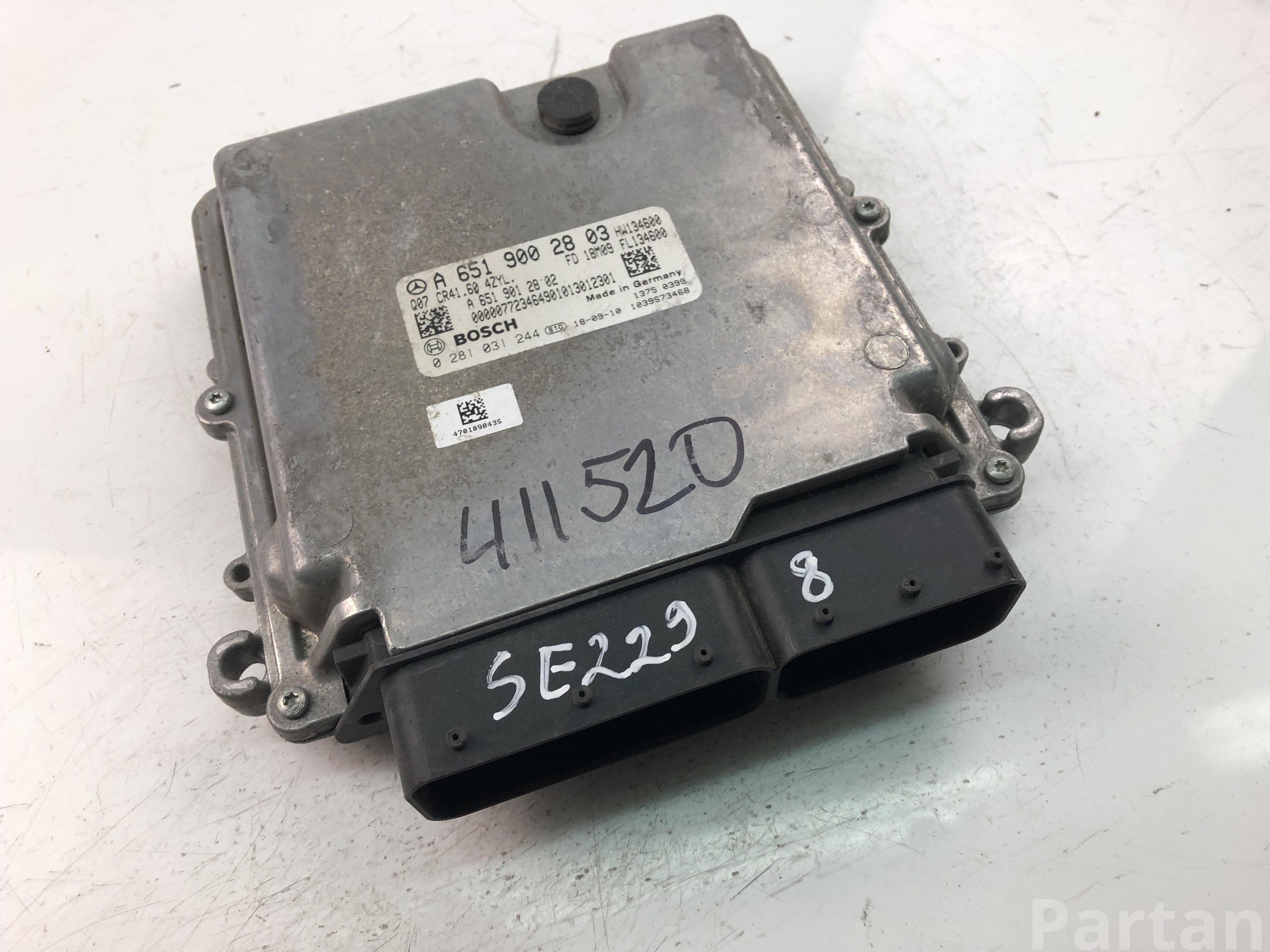 Mercedes Benz A Vito Box W Control Unit