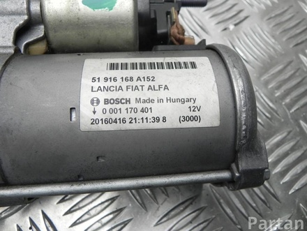 Fiat 51916168A 500X (334_) 2016 Starter