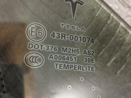 Tesla 1032610 MODEL S 2013 Vitré fixe de porte