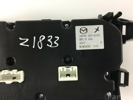 Mazda BBP561190J 3 (BL) 2011 Automatic air conditioning control