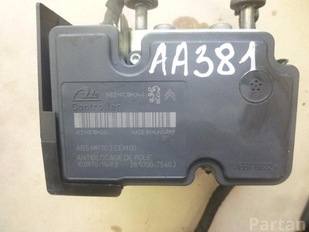 Peugeot 9675099980 208 2014 Control unit ABS Hydraulic