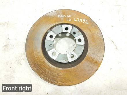 Porsche 9J1615302A Taycan 4S 2022 Disque de frein Right Front