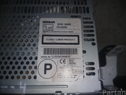 Nissan 28185BN800 PRIMERA (P12) 2006 Radio CD