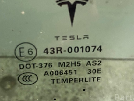 Tesla 43R001074, DOT376M2H5AS2 MODEL S 2013 Türscheibe vorne links