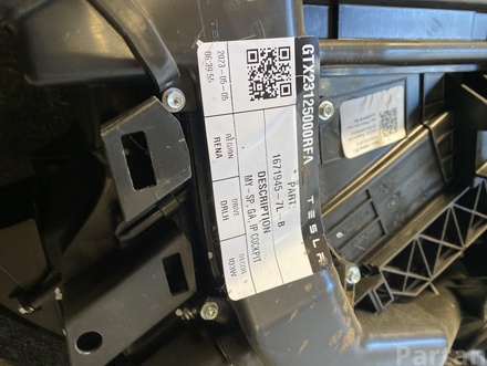 Tesla 1494714-10-I, 1671945-7L-B / 149471410I, 16719457LB Model Y 2021 caja del soplador