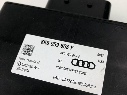 Audi 8K0959663F A6 (4G2, C7, 4GC) 2014 Voltage stabiliser