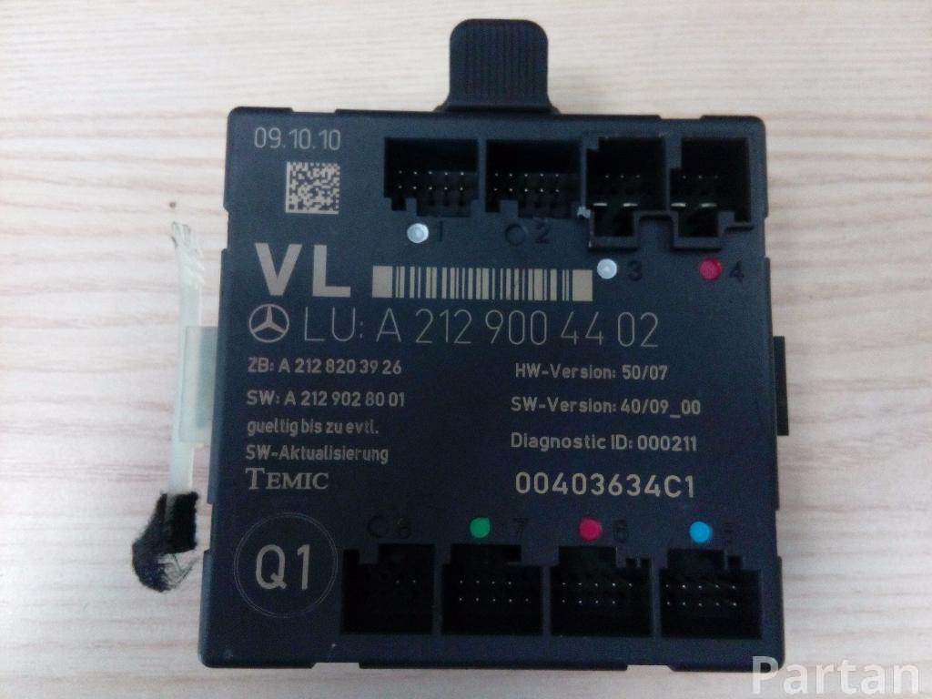 MERCEDES-BENZ A2129004402 C-CLASS (W204) 2010 Control unit for door